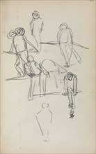 Italian Sketchbook: Figures (page 200), 1898-1899. Maurice Prendergast (American, 1858-1924).