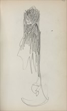 Italian Sketchbook: Standing Woman in profile (page 48), 1898-1899. Maurice Prendergast (American,