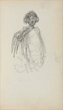 Italian Sketchbook: Woman, waist length (page 217), 1898-1899. Maurice Prendergast (American,