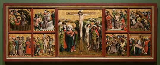 Altarpiece with The Passion of Christ, c. 1440s. Master of the Schlägl Altarpiece (German). Oil and