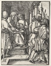 The Small Passion:  Pilate Washing His Hands, 1509-1511. Albrecht Dürer (German, 1471-1528).