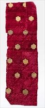 Velvet Fragment, 1400s. Italy, 15th century. Velvet weave (cut with two heights of pile and