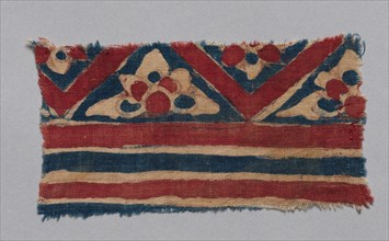 Fragment, 1100s - 1300s. India, 12th-14th century. Plain cloth, hand painted; cotton; overall: 7.7