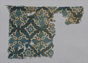 Fragment, 1100s - 1300s. India, 12th-14th century. Plain cloth, resist dyed; cotton; overall: 18.5