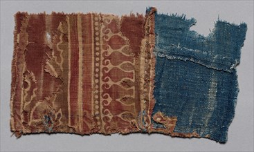 Fragment, 1100s - 1300s. India, 12th-14th century. Plain cloth, resist dyed; cotton; overall: 20 x