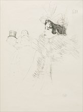 Miss May Belfort, 1895. Henri de Toulouse-Lautrec (French, 1864-1901). Lithograph; sheet: 58.7 x 41