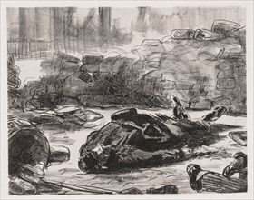 Civil War (Scene of the Commune of Paris), 1871. Edouard Manet (French, 1832-1883). Lithograph