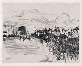 The Races, 1865. Edouard Manet (French, 1832-1883). Lithograph; sheet: 52.2 x 66.5 cm (20 9/16 x 26