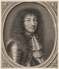 Louis XIV, 1666. Robert Nanteuil (French, 1623-1678). Engraving