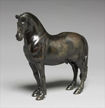 Horse, 1630s or later. Possibly cast after a model by Francesco Fanelli (Italian, 1661). Bronze;