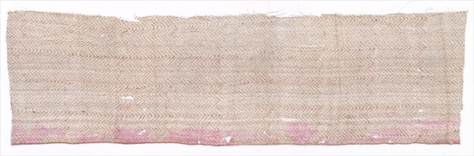 Fragment, 1500s - 1600s. India, Mughal Period, 16th - 17th century. Block printed cotton; overall: