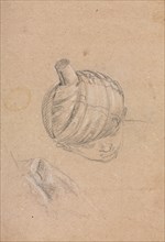 Verona Sketchbook: Head with turban (page 11), 1760. Francesco Lorenzi (Italian, 1723-1787). Black