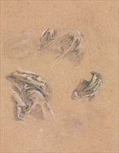 Verona Sketchbook: Drapery studies (page 69), 1760. Francesco Lorenzi (Italian, 1723-1787). Black