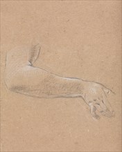 Verona Sketchbook: Female right arm and hand (page 44), 1760. Francesco Lorenzi (Italian,