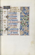 Book of Hours (Use of Rouen): fol. 111r, c. 1470. Master of the Geneva Latini (French, active