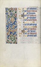 Book of Hours (Use of Rouen): fol. 2v, c. 1470. Master of the Geneva Latini (French, active Rouen,