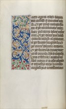 Book of Hours (Use of Rouen): fol. 20v, c. 1470. Master of the Geneva Latini (French, active Rouen,