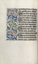 Book of Hours (Use of Rouen): fol. 32v, c. 1470. Master of the Geneva Latini (French, active Rouen,