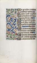 Book of Hours (Use of Rouen): fol. 37v, c. 1470. Master of the Geneva Latini (French, active Rouen,