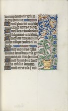 Book of Hours (Use of Rouen): fol. 43r, c. 1470. Master of the Geneva Latini (French, active Rouen,