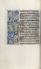 Book of Hours (Use of Rouen): fol. 46v, c. 1470. Master of the Geneva Latini (French, active Rouen,