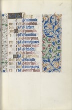 Book of Hours (Use of Rouen): fol. 51r, c. 1470. Master of the Geneva Latini (French, active Rouen,