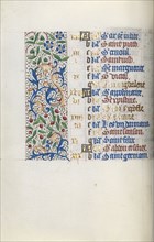 Book of Hours (Use of Rouen): fol. 7v, c. 1470. Master of the Geneva Latini (French, active Rouen,