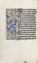 Book of Hours (Use of Rouen): fol. 87v, c. 1470. Master of the Geneva Latini (French, active Rouen,