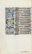 Book of Hours (Use of Rouen): fol. 94v, c. 1470. Master of the Geneva Latini (French, active Rouen,