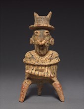 Figure, 200 BC-AD 300. Mexico, Western Nayarit. Pottery; overall: 23.5 x 12 cm (9 1/4 x 4 3/4 in.).