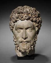 Head of a Noble or Official, 175-200. Italy, Roman, Antonine period, 2nd Century. Marble; overall: