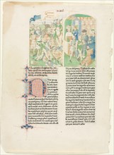 Opening Pages from Valerius Maximus's Facta et dicta memorabilia, c. 1476. Flanders, 15th century.