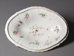 Tureen (lid), c. 1751- 1752. Vincennes Factory (French), probably painted by Louis-Denis Armand