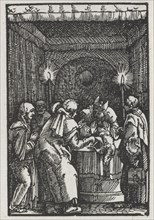 The Fall and Redemption of Man:  Joachim's Offering Rejected by the High Priest, c. 1515. Albrecht