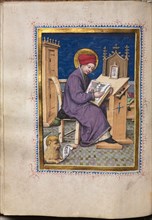Gospel Book with Evangelist Portraits: Saint Mark, c. 1480. Hausbuch Master (German). Ink, tempera,