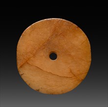 Round Ornament, 206 BC - AD 220. China, Han dynasty (202 BC-AD 220). Jade          ; diameter: 8.4