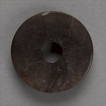 Pi (Ornament), 206 BC - AD 220. China, Han dynasty (202 BC-AD 220) or earlier. Jade; diameter: 6 cm