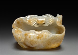 Cup, 1661-1722. China, Qing dynasty (1644-1912), Kangxi reign (1661-1722) ?. Jade; overall: 6 cm (2