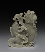Leaping Carp, 1700s. China, Qing dynasty (1644-1911). Jade; overall: 12.7 cm (5 in.).