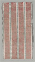Length of Textile with Classical Ruin in a Landscape Design, early 1800s. France, early 19th