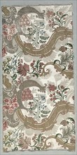 Length of Silk Textile, 1700s. Italy, 18th century. Damask, brocaded; silk and metal; overall: 80 x