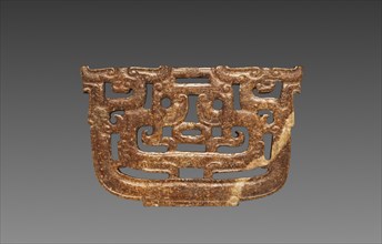 Plaque with Openwork Interlaced Dragons and Birds, 475-221 BC. China, Warring States period