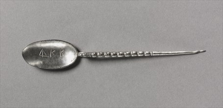 Spoon, 300s. Byzantium, Syria?, early Byzantine period, 4th century. Silver; overall: 15 cm (5 7/8