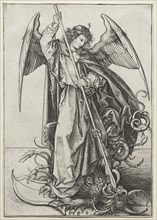 The Archangel Michael Piercing the Dragon, c. 1475. Martin Schongauer (German, c.1450-1491).