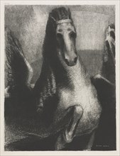 The Winged Horse, 1893. Odilon Redon (French, 1840-1916). Lithograph
