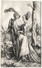 The Promenade, c. 1497. Albrecht Dürer (German, 1471-1528). Engraving; image: 19.4 x 12 cm (7 5/8 x