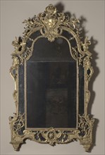 Pier Mirror (Trumeau), c. 1715. France, 18th century. Carved and gilded wood; overall: 243.8 x 143