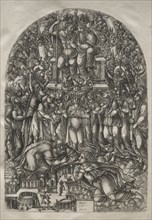 The Apocalypse:  An Innumerable Multitude Which Stand before the Throne, 1546-1556. Jean Duvet