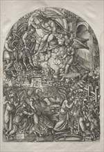 The Apocalypse:  The Winepress of the Wrath of God, 1546-1556. Jean Duvet (French, 1485-1561).