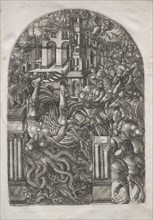 The Apocalypse:  The Fall of Babylon, 1546-1556. Jean Duvet (French, 1485-1561). Engraving